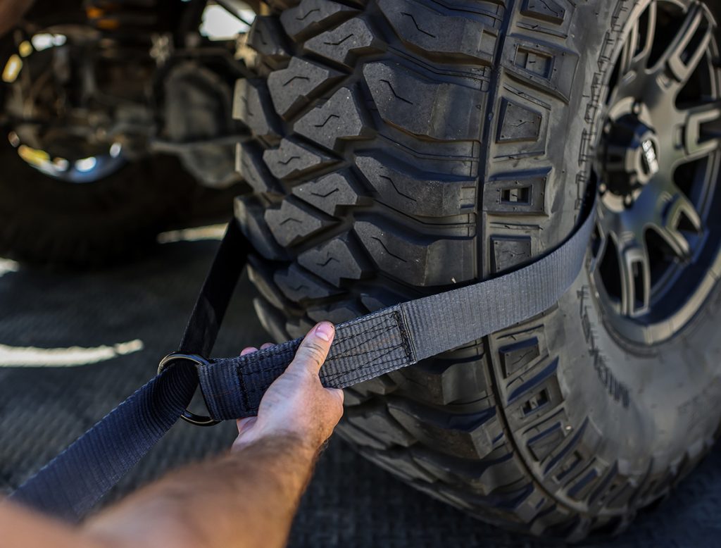 Heavy Duty Through The Wheel Tie Down, USA Made SpeedStrap